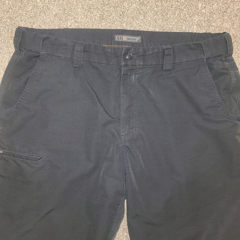 5.11 Tactical Men's Fast-Tac Urban Pants Ripstop Size 40 x 30 Black 74461
